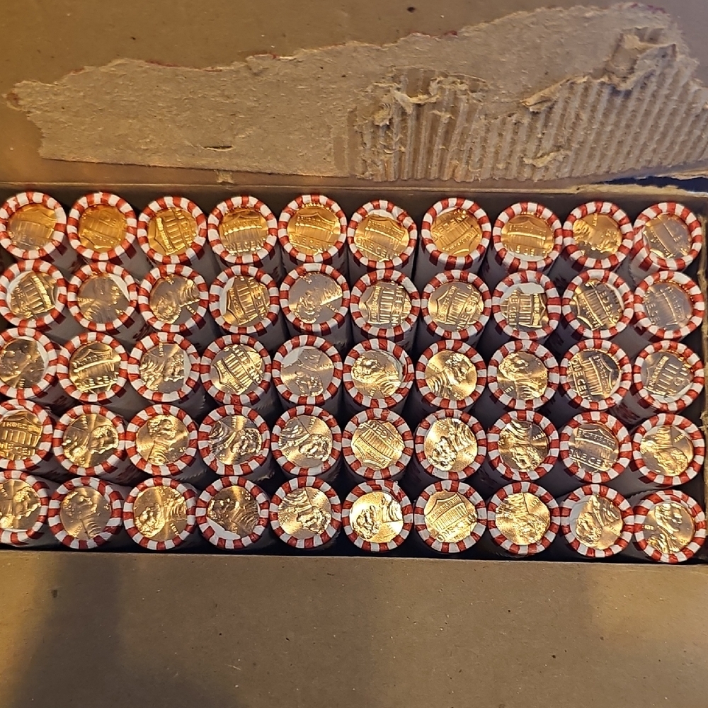 2025 Pennies Coin Rolls. 50 Roles. Last of the Pennies. Own a piece of History.